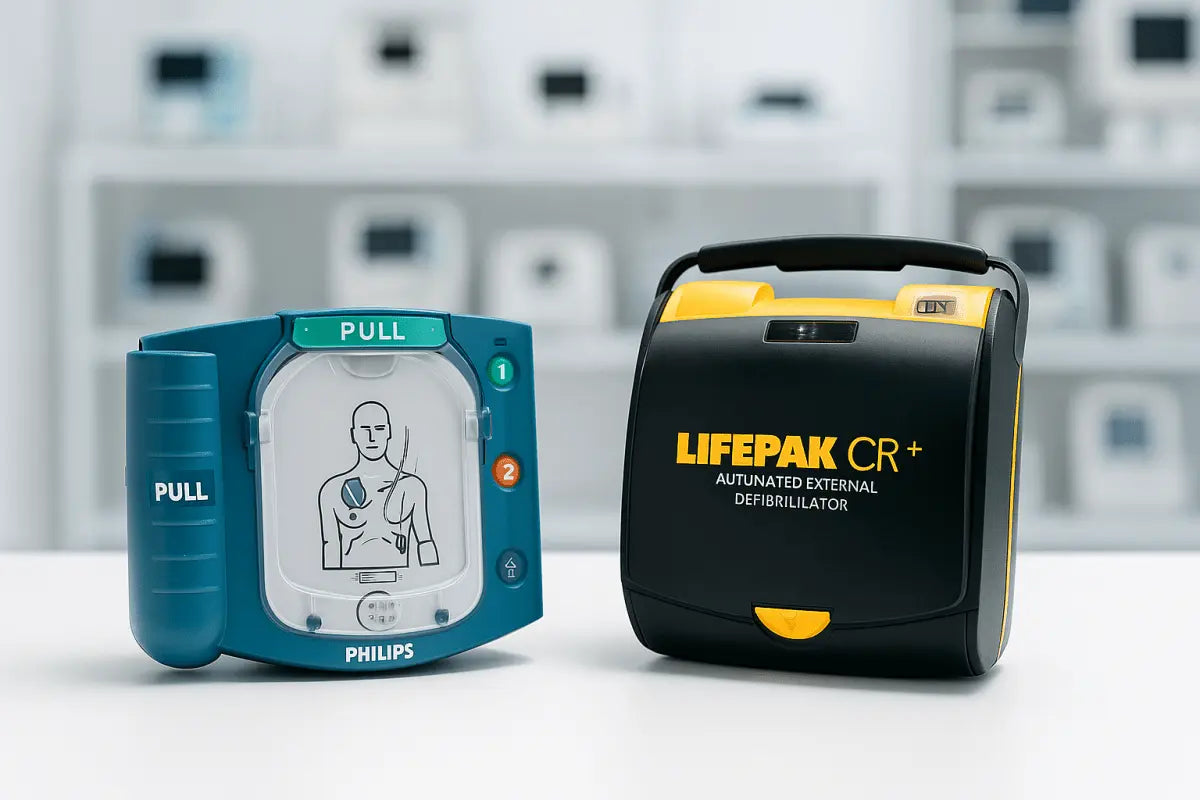 Philips HeartStart HS1 vs Lifepak CR+ : Quel Défibrillateur Choisir pour Vos Besoins ? - SelfiMed EU