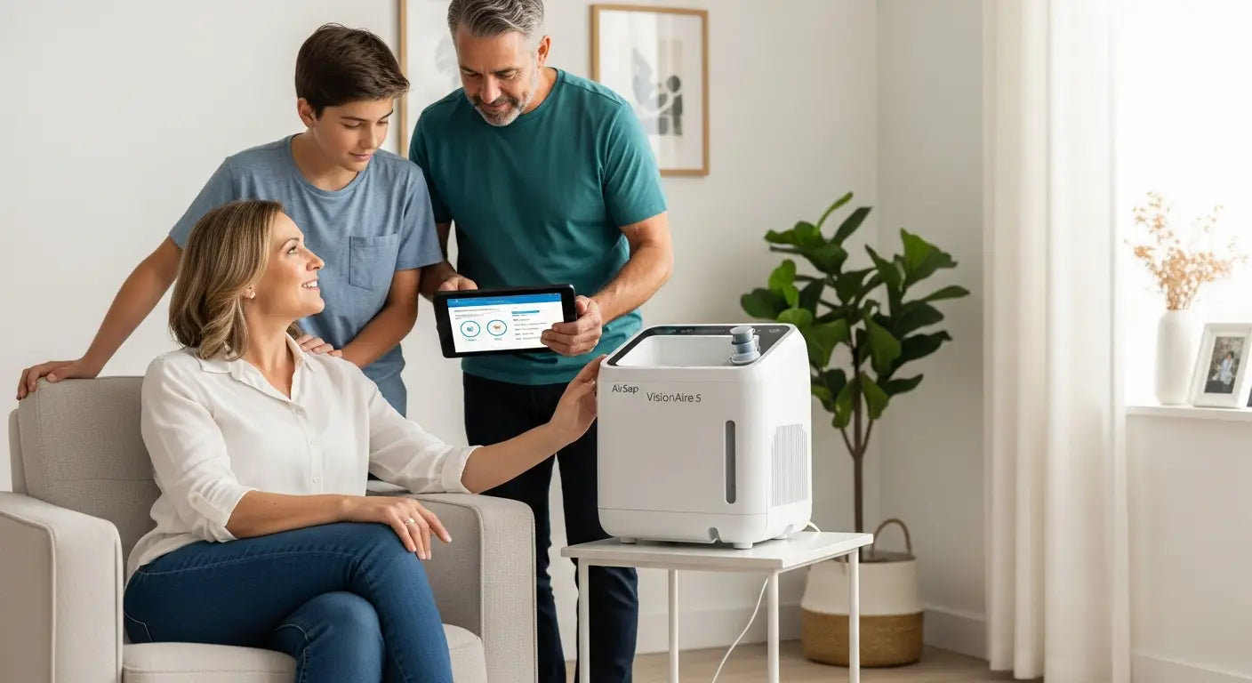 Concentrateurs d'oxygène et soutien familial : guide des soins en 2026