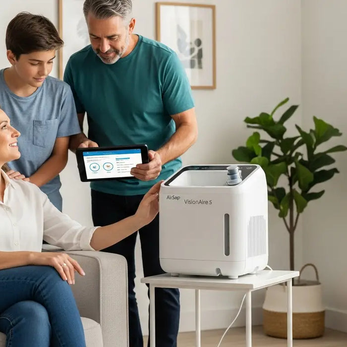 Concentrateurs d'oxygène et soutien familial : guide des soins en 2026