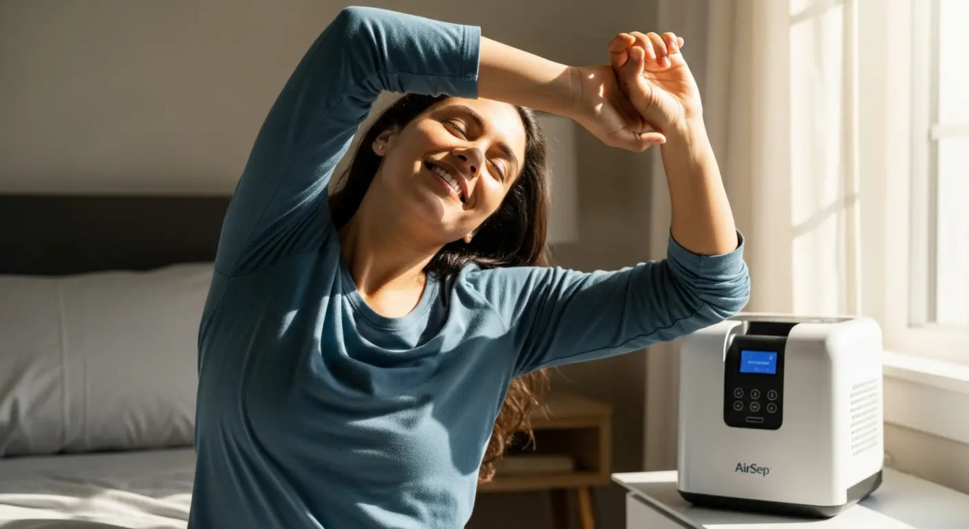 Insomnie et BPCO : Retrouvez le Sommeil avec l’Oxygène Silencieux - essoufflement nocturne, insomnie BPCO, fatigue chronique