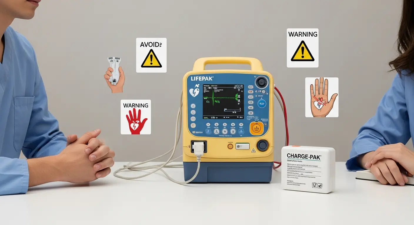 Defibrillator LIFEPAK : L'erreur de maintenance qui coûte une vie - arrêt cardiaque, urgence médicale, maintenance DAE