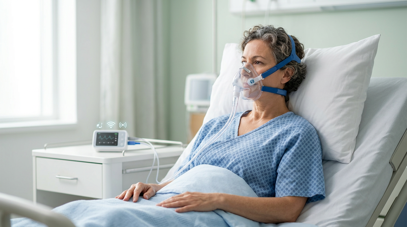 Enfin : Une solution de masque à oxygène pour un suivi clinique fiable