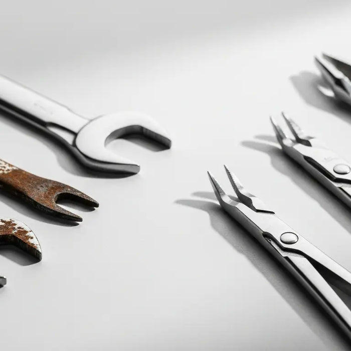 Pourquoi vos outils en inox rouillent-ils ? Évitez la corrosion. - corrosion outils inox, rouille instruments professionnels, acier inoxydable 304 316