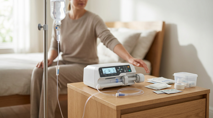 Protocole quotidien de perfusion à domicile : guide d'organisation 2026 - pompe à perfusion, perfusion volumétrique, soins à domicile
