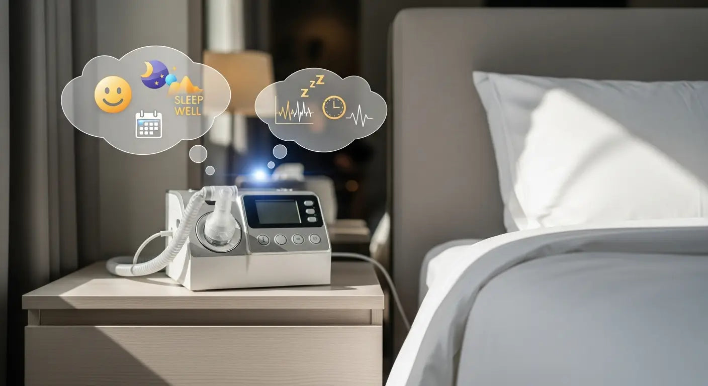 Résultats de l'appareil CPAP : Attentes Réelles vs Promesses Marketing - appareil CPAP, traitement apnée du sommeil, machine CPAP automatique