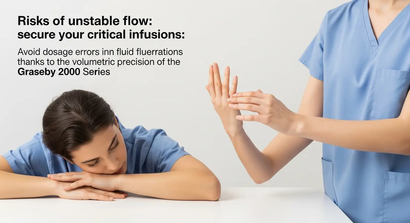 Risques de débit instable : sécurisez vos perfusions critiques - erreur de dosage perfusion, débit instable, sécurité patient