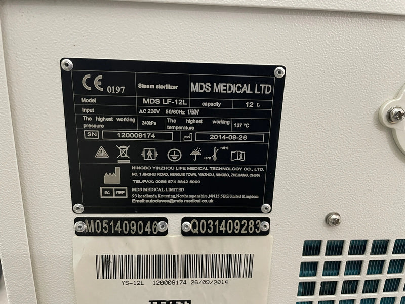 MDS LF-12L Autoclave MDS
