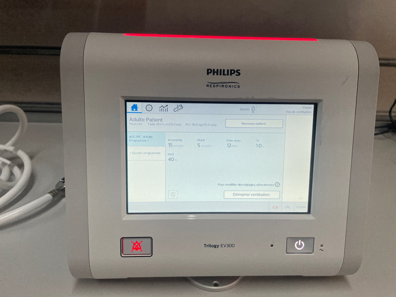 Ventilateur Philips Trilogy EV300 : Portable, Invasif et Non Invasif