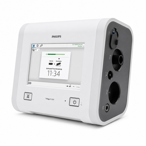 Philips Trilogy EV300 – Ventilateur Hospitalier Portable Invasif et Non Invasif