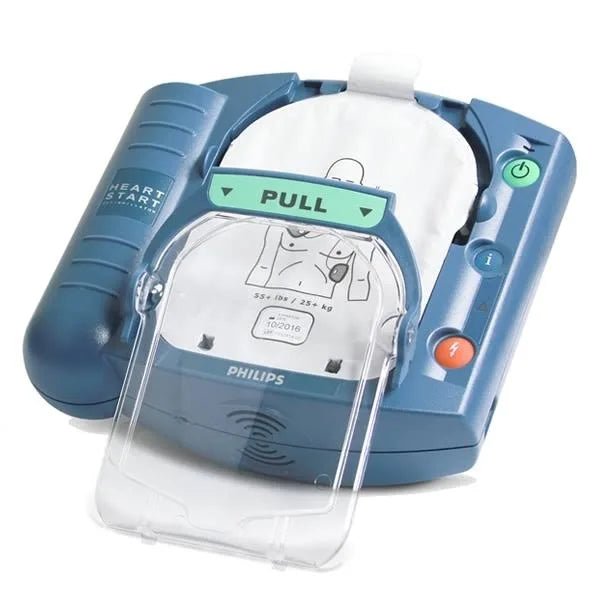 Défibrillateur Philips HeartStart HS1 – Appareil de Réanimation Cardiaque Semi - Automatique ( en Anglais ) - SelfiMed EUDéfibrillateur Philips HeartStart HS1 – Appareil de Réanimation Cardiaque Semi - Automatique ( en Anglais )Defibrillator