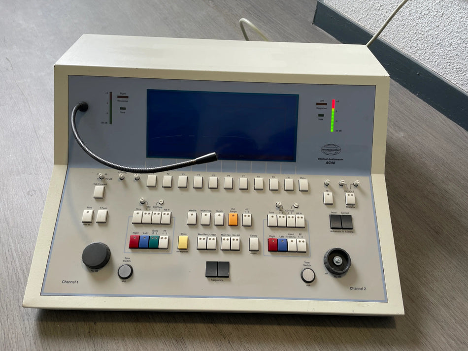 Kamplex AC40 Clinical Audiometer - Appareil Audiométrique de Précision pour Examens Auditifs - SelfiMed EUKamplex AC40 Clinical Audiometer - Appareil Audiométrique de Précision pour Examens AuditifsAudiométrie clinique