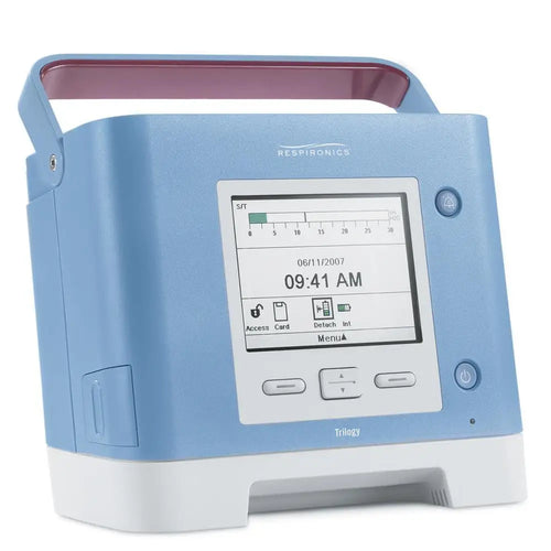 Ventilateur Philips Respironics Trilogy 202 : Invasif et Non Invasif, Volume etphilips respironics trilogySelfiMed Europe