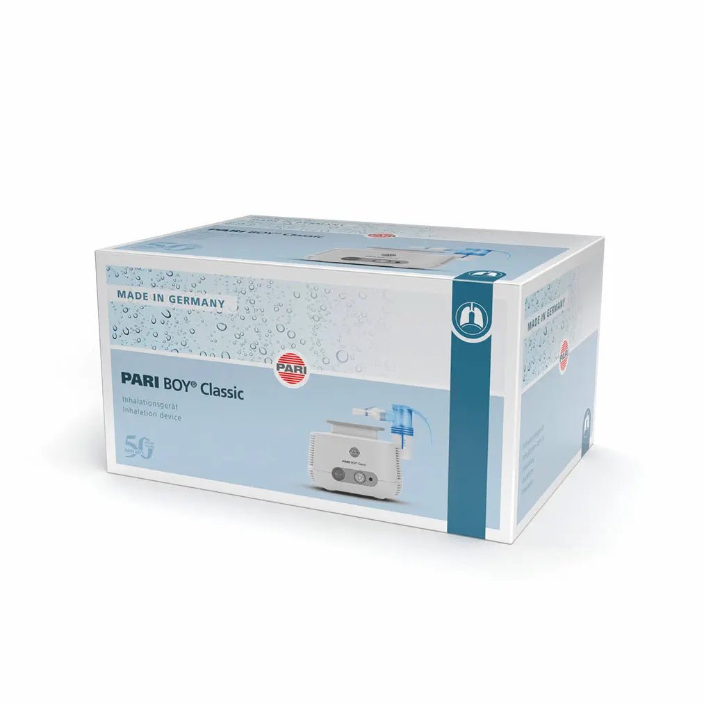 PARI BOY Classic – Nébuliseur pour Traitement Respiratoire - SelfiMed EUPARI BOY Classic – Nébuliseur pour Traitement RespiratoireÉquipement médical