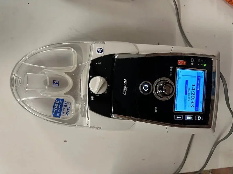 ResMed Stellar 100 – Dispositif CPAP avec interface anglaise — SelfiMed ...