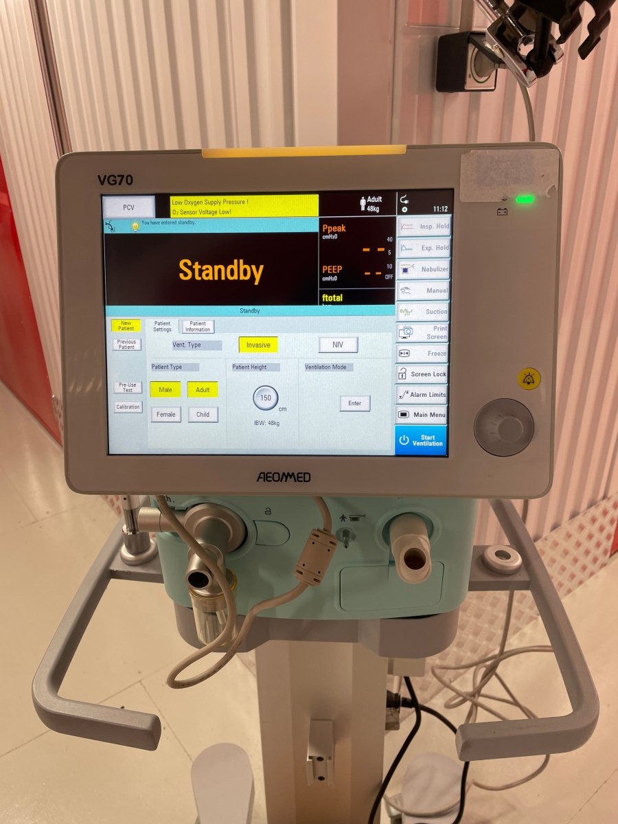 Ventilateur Aeonmed VG70 – Assistance Respiratoire Avancée | Portable et Performant - SelfiMed EU
